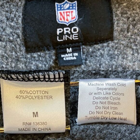 NFL NY Jets Hoodie |  Zip Up, Paint Splatter Logo - Picture 8 of 9